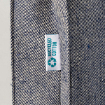 280g/m2 recycled cotton shopping bag, long handles and gussets 4