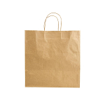 100% recycled paper 100 gr/m2, shopping bag with guesset 2