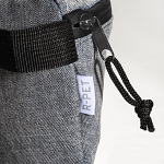 R-pet waistbag, front zippered pocket 4