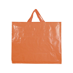 Recycled laminated 120 g/m2 pp shopping bag with gusset and short  handles 2