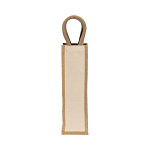 280 g/m2 jute and cotton bottle bag with rope handles 2