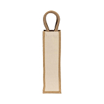 280 g/m2 jute and cotton bottle bag with rope handles 2