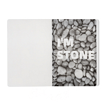 Stone paper notebook, white lined sheets, 64 pages, 14.5x21 cm 3
