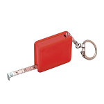 Key ring with retractable flexible tape measure, 1 m 1