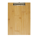 Bamboo a4 folder with metal clip 2