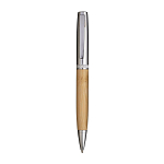 Metal twist pen with bamboo barrel 1