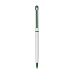 Metal twist pen, with touchscreen, clip and matching tip. 1