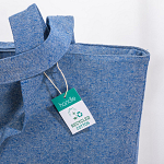 280 g/m2 recycled cotton shopper with gusset 3