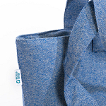 280 g/m2 recycled cotton shopper with gusset 4