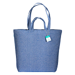 280 g/m2 recycled cotton shopper with double handles 2