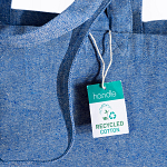 280 g/m2 recycled cotton shopper with double handles 3