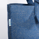 280 g/m2 recycled cotton shopper with double handles 4