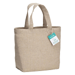 Geantă shopper din bumbac reciclat - 150 g/m² cu mânere scurte 3