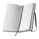 Pocketbook with bookmark and e 2