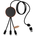 SCX.design C40 5-in-1 rPET light-up logo charging cable and 10W charging pad 3
