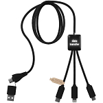 SCX.design C45 5-in-1 rPET charging cable with data transfer 2
