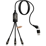 SCX.design C50 5-in-1 fast charging 100W/5A cable with digital display 2