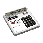 Own-design desk calculator with insert without holes 1