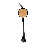Cablu de incarcare cu decora?iuni din bambus 2