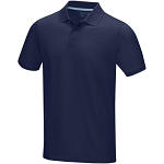 Graphite short sleeve men’s GOTS organic polo 1