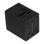 Rubberized travel adapter 1