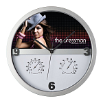 Wall clock, half display print 2