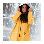 Bicolour reversible raincoat, PVC,XL 2