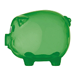 Transparent piggy bank 1