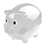Transparent piggy bank 1