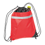 Non-woven gym bag including reflectable stripe 2