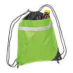 Non-woven gym bag including reflectable stripe 2