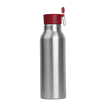 Metal drinking bottle with silicone lid 3
