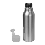 Metal drinking bottle with silicone lid 2
