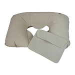 Inflatable soft travel pillow 1