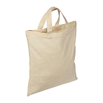 Cotton bag with short handles 2