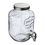 Glass dispenser with 4 jugs 1