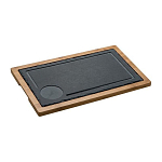 Serving Board, slate/wood  1