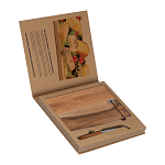 Wooden board with cheese knife 3