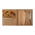 Wooden board with cheese knife 4