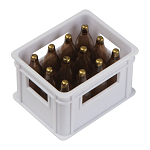 Bottle opener in the shape of a beer crate 1