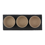 Small bowls set with board 3