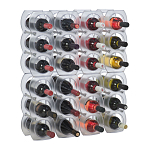  Plastic wine rack for three bottles 2