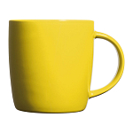 Ceramic cup, white inside and coloured outside 1