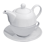 Teapot with cup and coaster 1