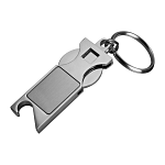 Keychain with shopping coin and bottle opener 1