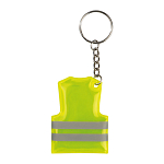 Key fob in the shape of a safety vest 2