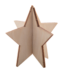 felicitare de Craciun, stea, Creax Eco 3