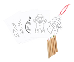 Set de colorat ornament pentru pomul de Craciun, Hilvira 3