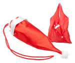 Palmi, foldable shopping bag with Santa-hat shaped case, 190T polyester 1