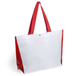 Magil, Laminated non-woven/PVC shopping bag with colorued sides and handles 1